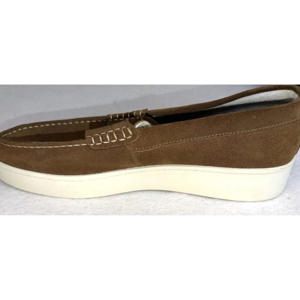 Blake McKay Ashland‎ Mens Penny Loafers Size 11.5 Brown Suede Slip On Shoes